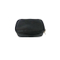 PVC leather cosmetic bag with zipper pocket and mirror for convenient travel