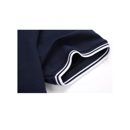 Black polo Shirt 100% cotton group polo-shirt with customized embroidery logo