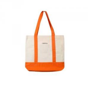 100% naterial cotton advantageous carry handbags with cotton handle