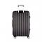 ABS material trolley luggage with inside large space and belt pockets
