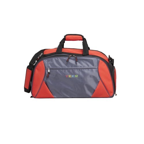 Customized printing outdoor sports multi-functional waterproof nylon travel bag with inner compartments