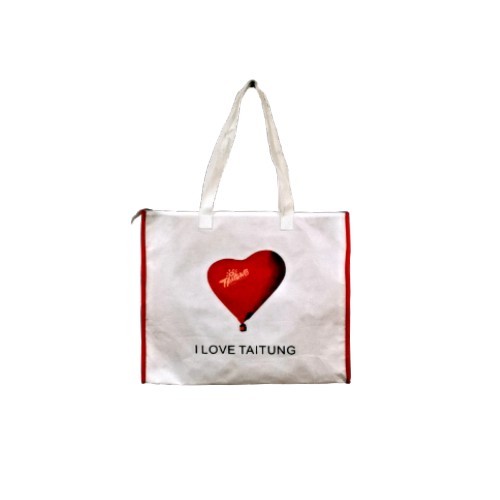 Customize your 75g PP lamination non-woven tote shopping bags with full-coverage printing and zipper closure