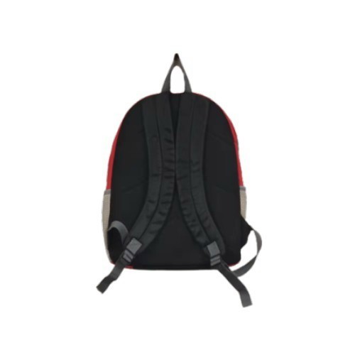 Promotional outdoor backpacks made of polyester with front zipper pocket