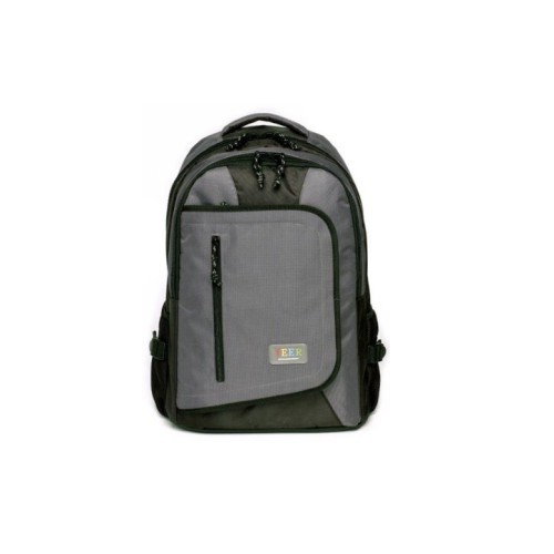 A spacious outdoor computer backpack with multiple interior pockets, designed for sports and outdoor activities