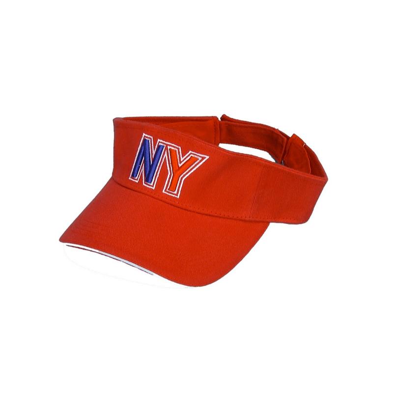Promote outdoor activities with cotton sun visor caps featuring custom embroidery logos